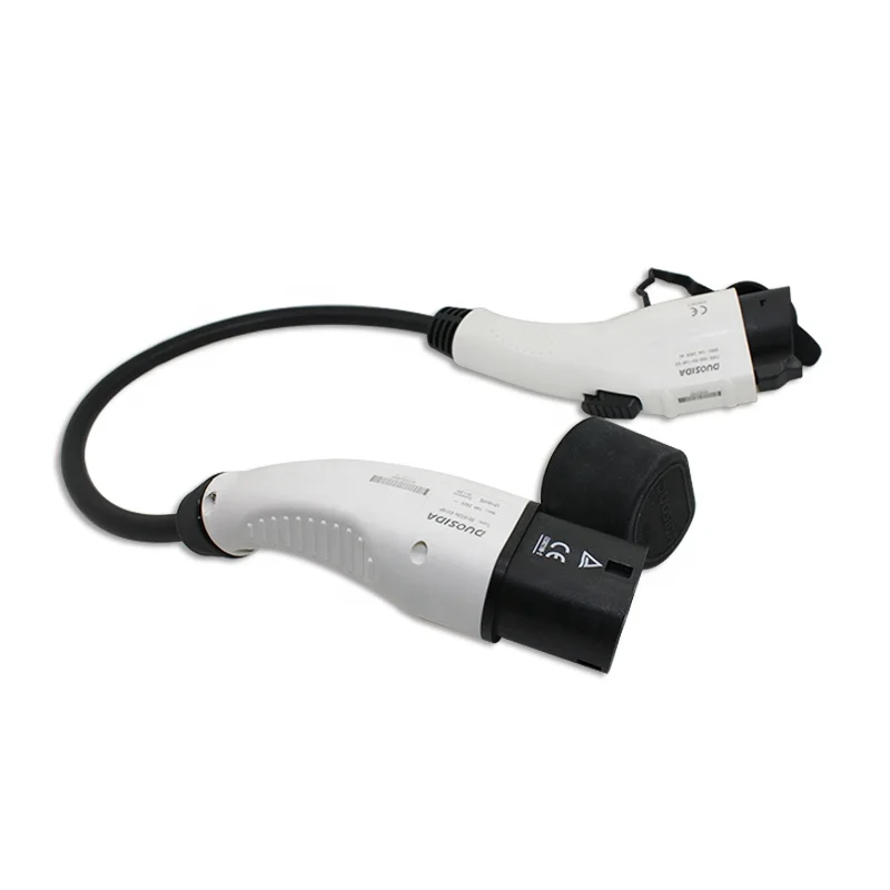 Адаптер для зарядки EVSE SAE J1772 type 1 to type 2 IEC62196-2 16A 32A вилка кабель для зарядки электромобиля со шнуром 50 см