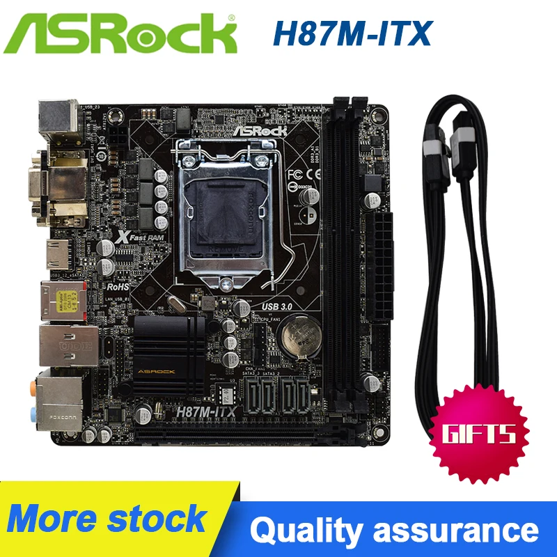 Preise Für ASROCK H87M-ITX Original Motherboard LGA1150 Intel H87 Chipset DDR3 SATA3 USB 3,0 Mini-ITX Motherboard