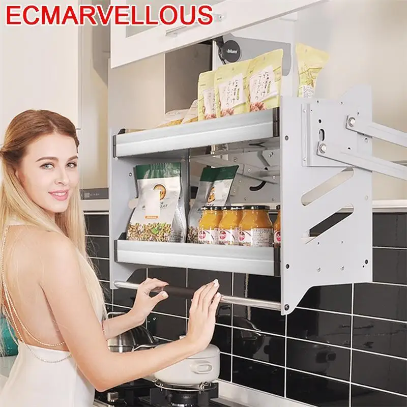 Подвесная стойка из нержавеющей стали для кухонного шкафа|Полки и держатели| |