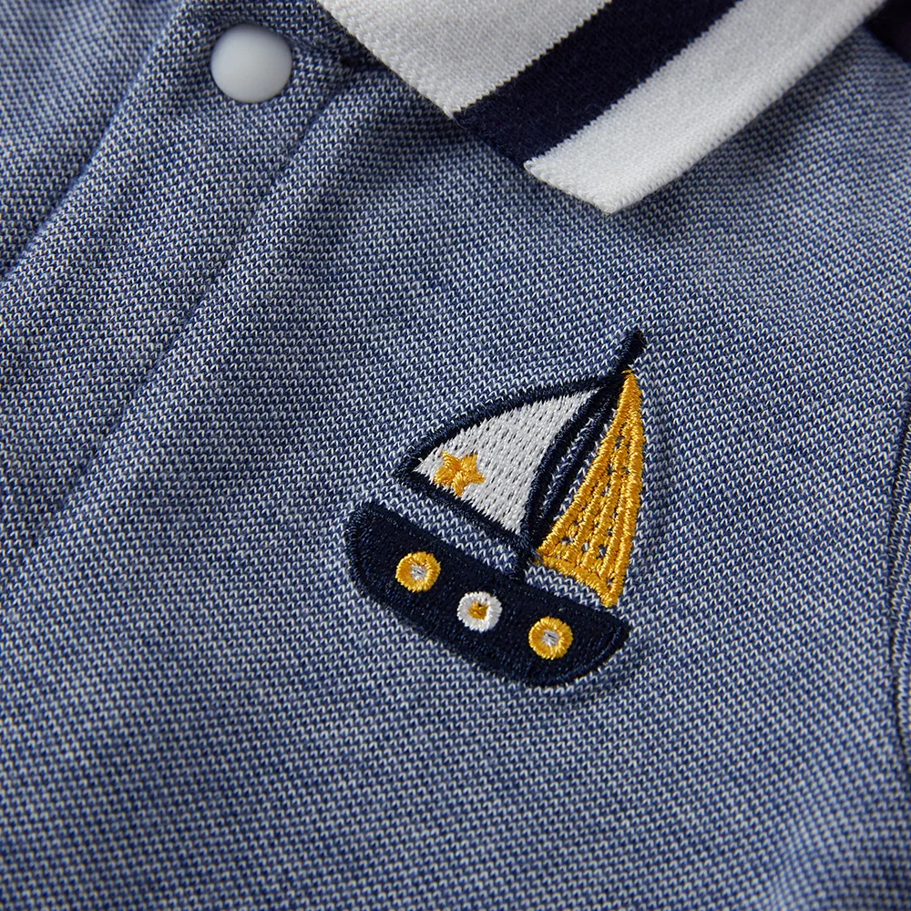 

Newborn Baby Boys Girls Romper Short Sleeve Summer Sailing suit Jumpsuit Playsuit Outfits Boy Rompers Round Neck Clothing