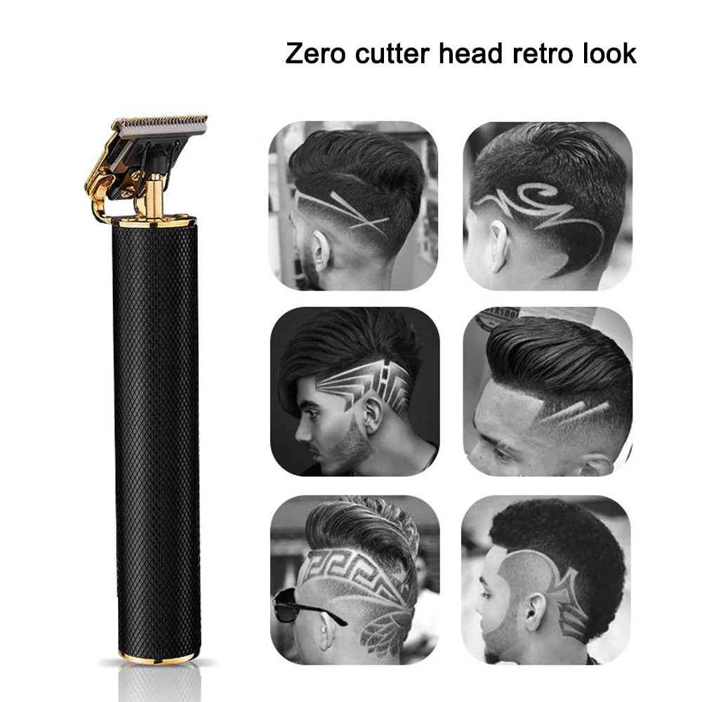 

2021 Electric Hair Clipper Hair Trimmer USB Rechargeable Haircut Shaver Beard Barber Hair Cutting Machine For Men clipper