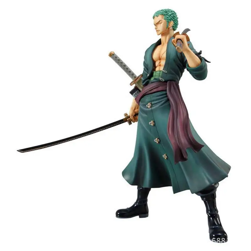 24 см Ronoa Zoro D. Luffy 3d стоячий тройной нож Ver Sauron Ghost Cut ПВХ экшн фигурка Коллекционная