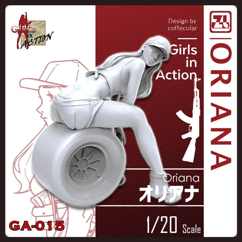 

GK Resin Model GK 1/20 Girl's In Action Girl's In Action Series Resin Model White Model 157