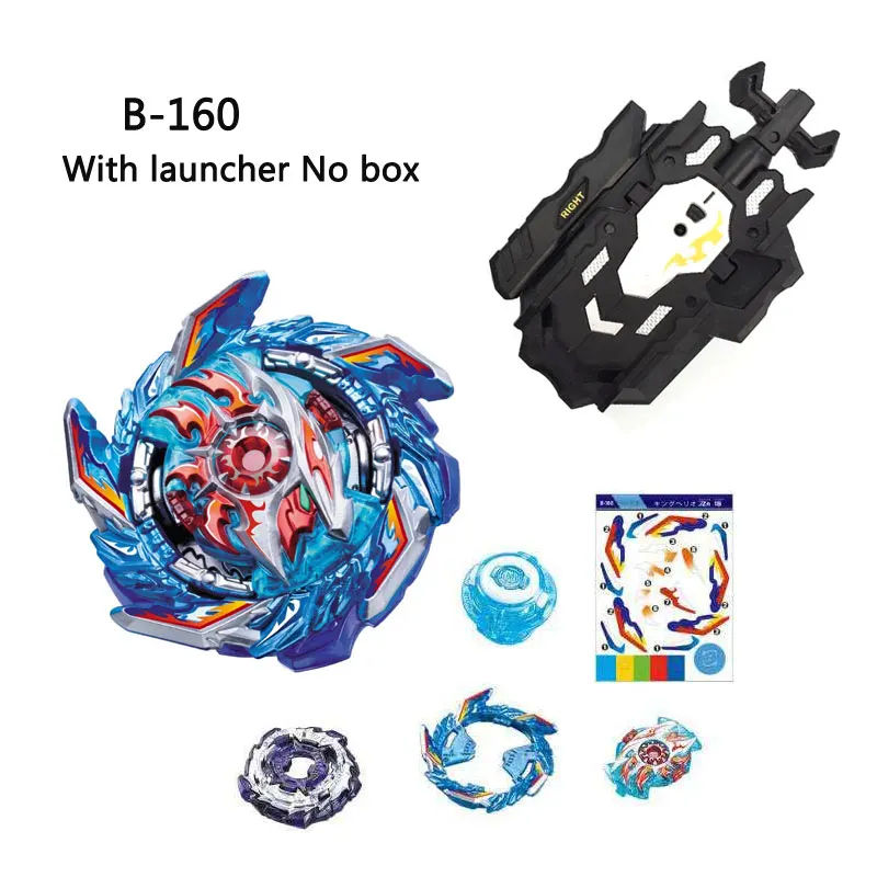 

New Selling Hot B-160 Beyblades Burst Starter Bey Blade Blades Metal Fusion Bayblade With Launcher High Performance Battling Top
