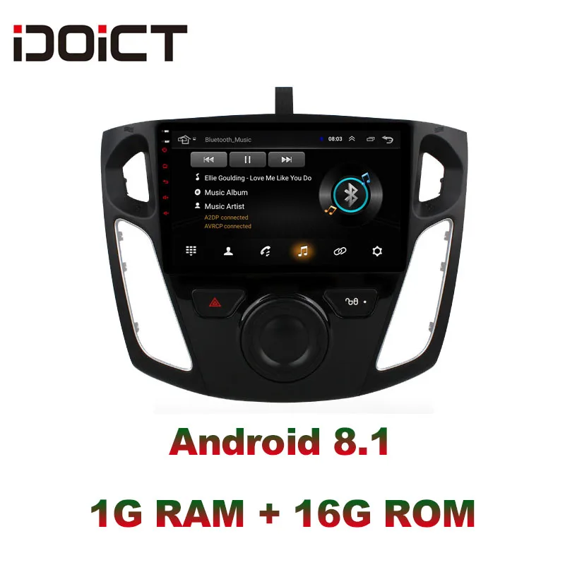 Автомобильный DVD плеер IDOICT Android 8 1 с GPS навигацией мультимедийный проигрыватель