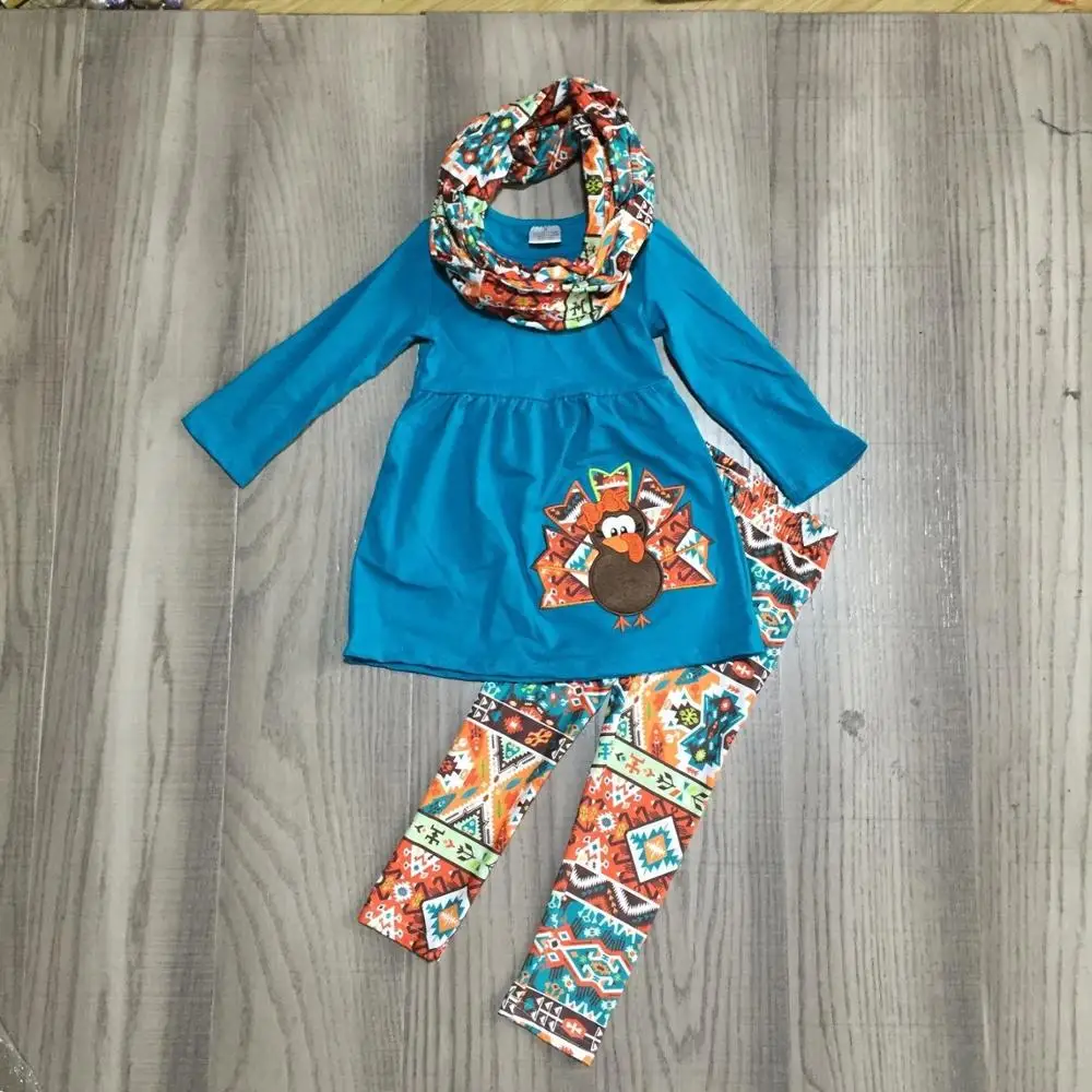 Girlymax/осенне зимний шарф на День Благодарения для маленьких девочек 3 предмета