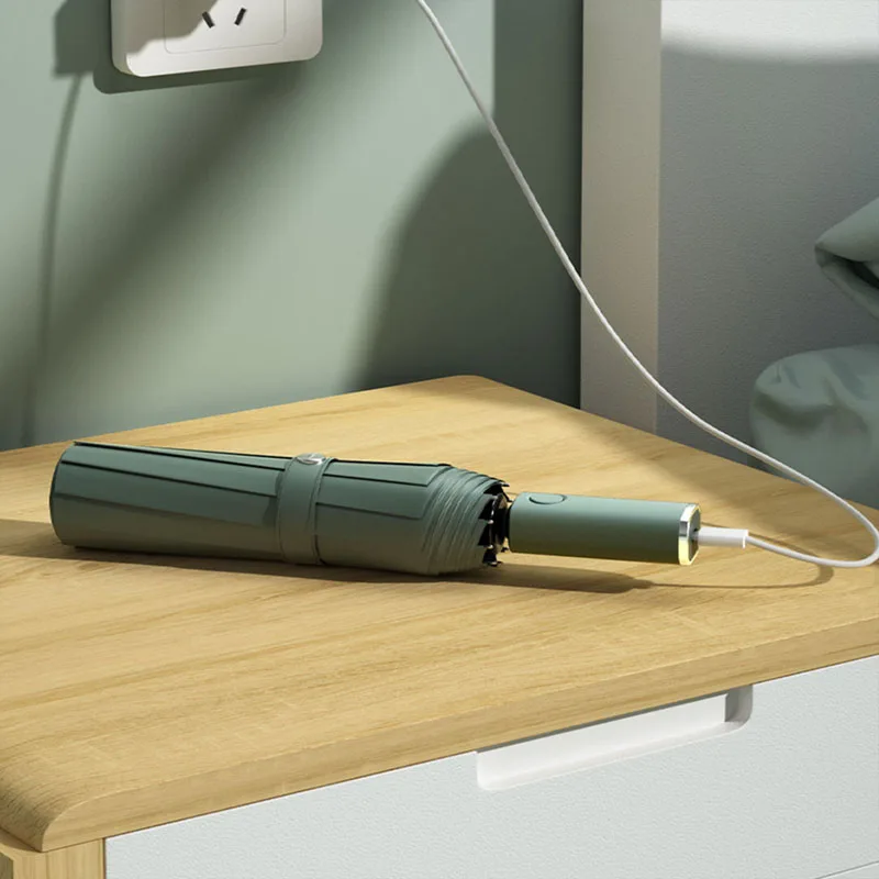 Economici Youpin Zuodu Ombrello Ombrello Pieghevole Automatico Antivento Pioggia IPhone Ombrello Leggero A Tre Fotocamere Ombrello Ricaricabile