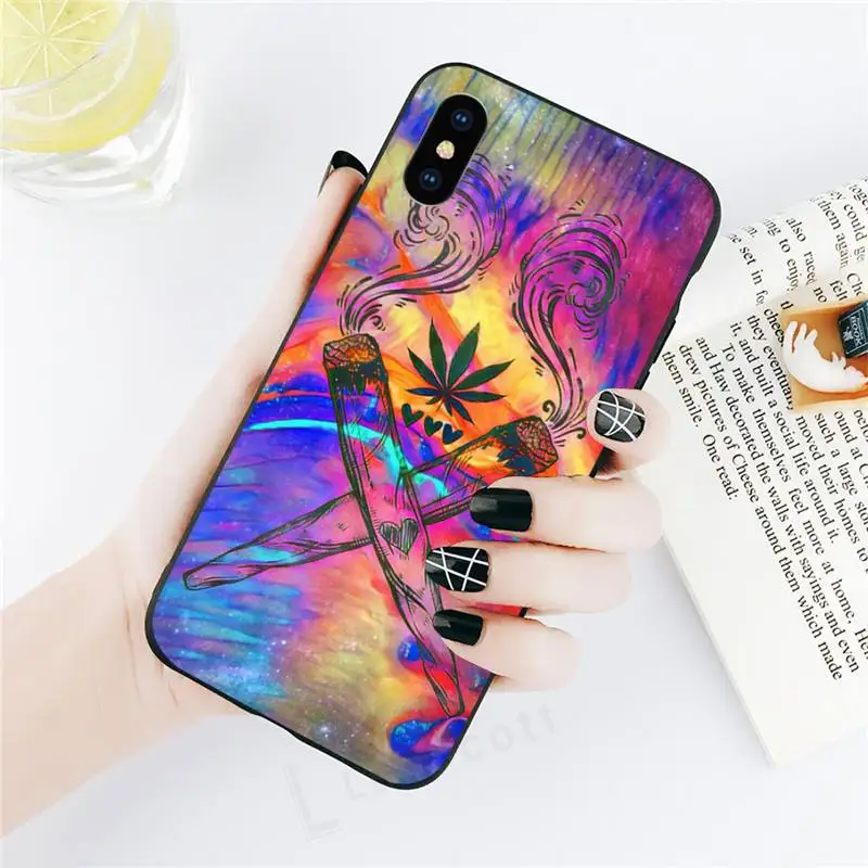 

Colorful plants and weeds pattern Phone Case for iPhone 11 12 pro XS MAX 8 7 6 6S Plus X 5S SE 2020 XR