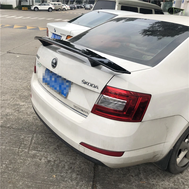 Спойлер для Skoda Octavia спортивный задний спойлер из АБС-пластика автомобиля со
