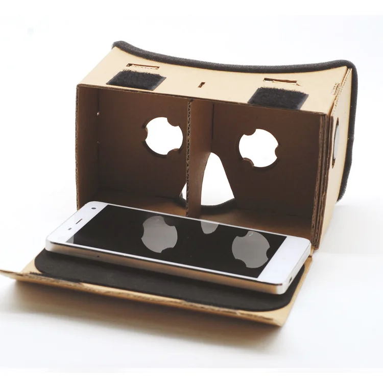 Очки виртуальной реальности Google Cardboard очки 3D VR Фильмы для iPhone 5 6 7 смартфонов
