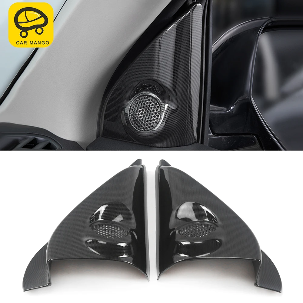 

Автомобильные аксессуары CarManGo, внутренняя и передняя двери, треугольная рамка, отделка, наклейка, украшение для Mitsubishi Outlander 2015-2021