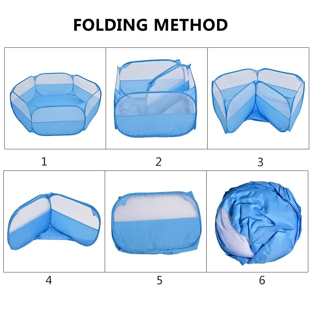 Портативная маленькая клетка для домашних животных прозрачная Ежика палатка