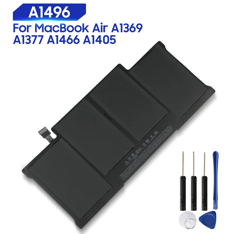 Original Replacement Battery For Mac MacBook Air A1496 A1369 A1405 A1466 A1377 Genuine Tablet Battery 7150mAh
Original Replacement Battery For Mac MacBook Air A1496 A1369 A1405 A1466 A1377 Genuine Tablet Battery 7150mAh