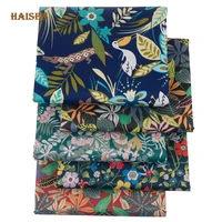 haisen5pcsfloral seriesprinted cotton patchwork fabrictwill clothdiy sewing quilting fat quarters material for babychild