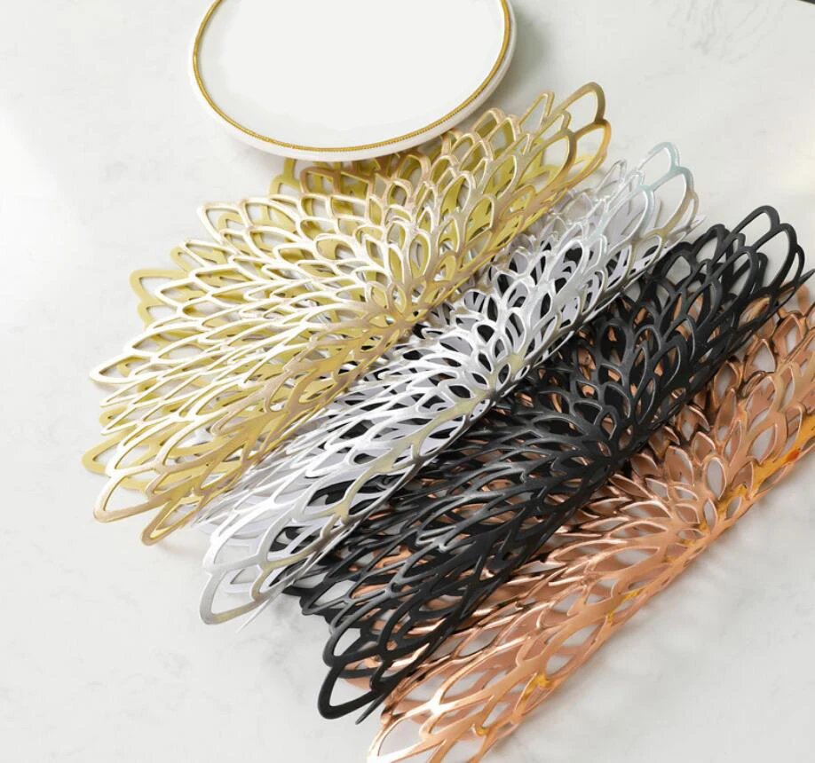 Новинка 2021 лидер продаж полые изоляционные подставки из ПВХ коврики для столовых