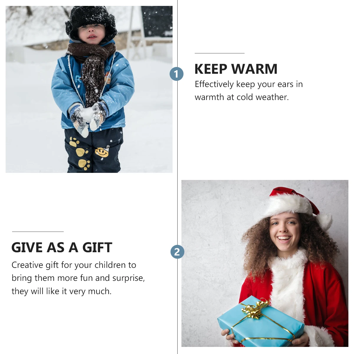 Милые наушники в виде единорога Детские теплые зимние | Спорт и развлечения