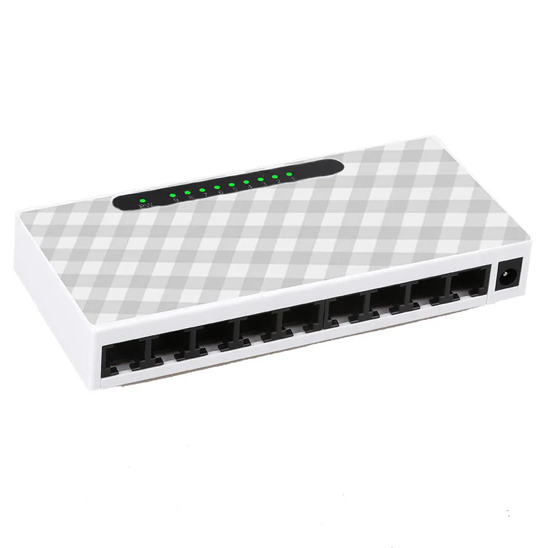 

Ethernet Switch 8 Port RJ45 Lan Hub Switch Adapters 100mbps Desktop Ethernet Network Switch Controller Full/half Duplex Adaptive