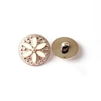 10PCS21MM Красивая жемчужная металлическая кнопка для пальто Скрапбукинг пошив одежды аксессуары для одежды DIY ремесла - Цвет: F