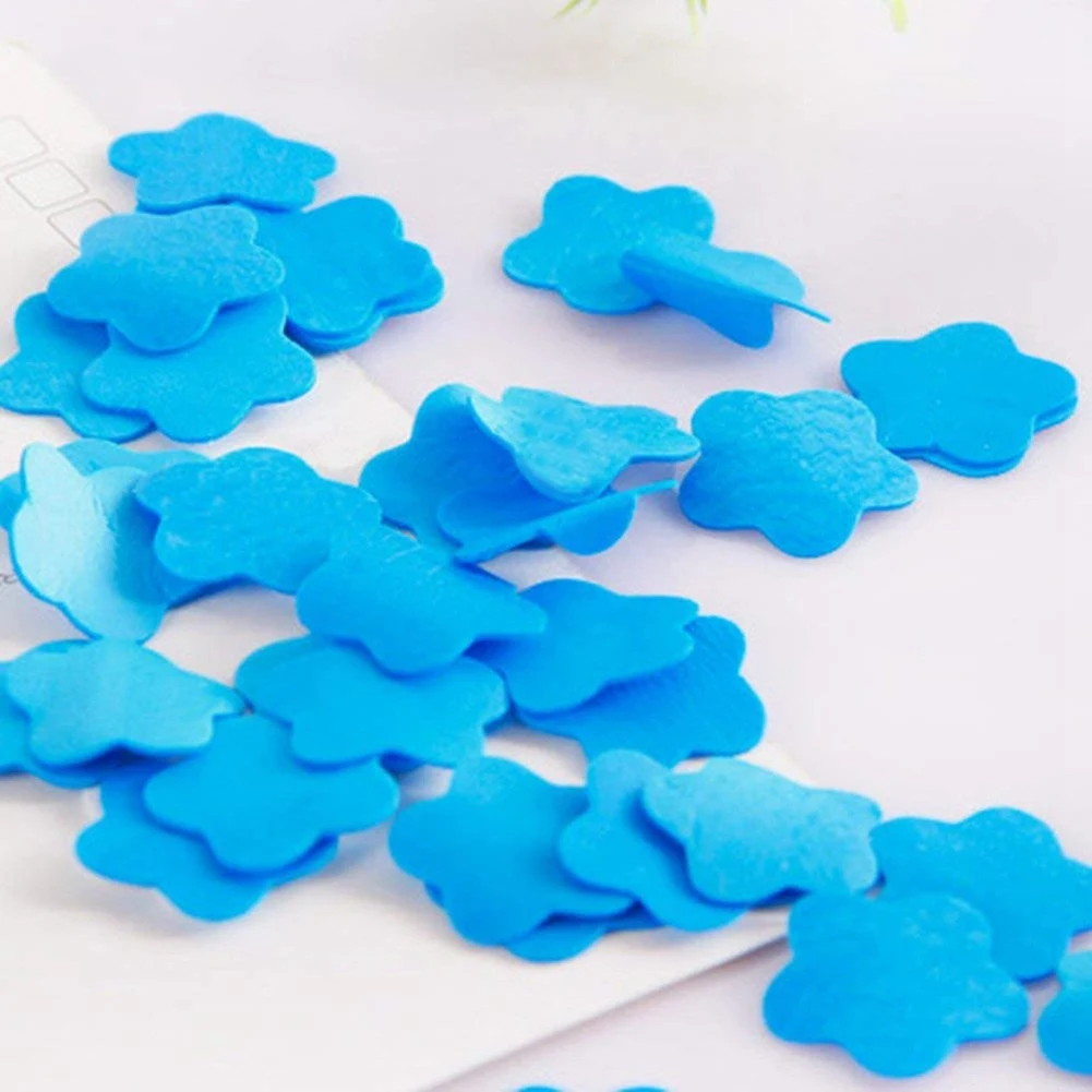 1 x Portable Body Washing Bath Foaming Flower Paper Soap Slice Confetti - Ran Color | Красота и здоровье
