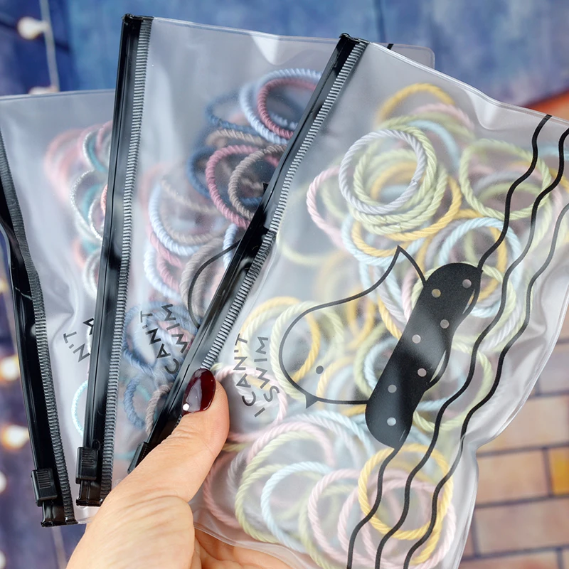 Резинки для волос девочек яркие базовые эластичные заколки хвоста модные