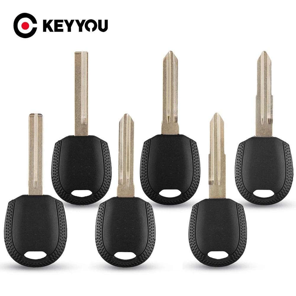 

KEYYOU 10x New Car Transponder blank Key Shell Case For Kia Rio Cerato Picanto Spectra Sportage Sorento Forte Uncut Blade