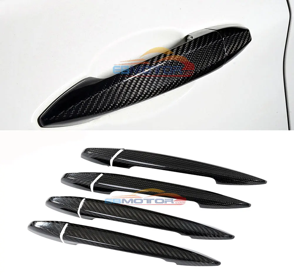 

Текстура из настоящего углеродного волокна, внешняя дверная ручка, Накладка для BMW X1 E84 X5 X6 E70 E71 B257