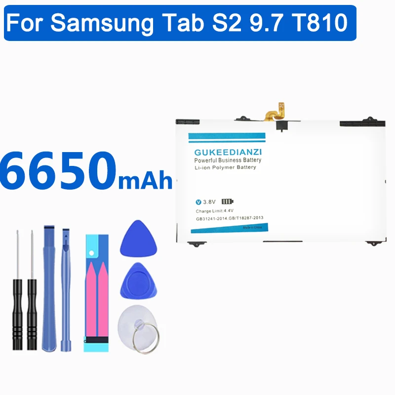 GUKEEDIANZI 6650 мА/ч EB-BT810ABE запасная батарея для Samsung Galaxy Tab S2 9 7 &quotSM-T810 T810 T815