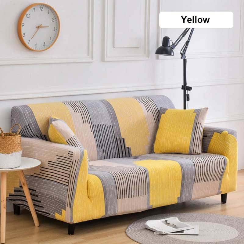 

Elasticity Sofa Cover for Living Room Universal Spandex Case for Stretch Sofa Cover Non-slip Couch Slipcover 1/2/3/4 Seater