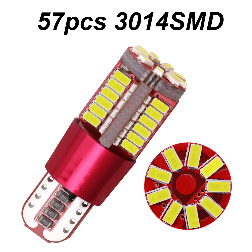 4X Высокая яркость Canbus No Error T10 Автомобильная лампа W5W 194 LED-свет фонаря стороны для 12V постоянного тока Багажник светит Красным Белым Янтарным On.