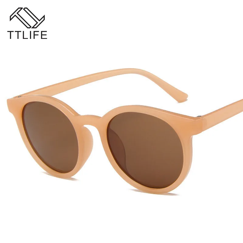 TTLIFE Fashion Retro Sunglasses Women Casual Shopping Brown Sun Glasses Lively Style Black Eyewear Cute Girl Eyeglasses FZHH0350 |