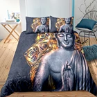 Комплекты постельного белья, пододеяльник (1 Наволочка), постельное белье на Хэллоуин, подарок Будды, лотоса, N011