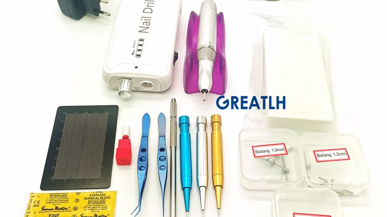 

Portable Fue Hair Transplant Motorized Machine FUE Hair Implant kit punch FUE Needle beard implant pen