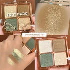 Новинка палитра теней для век блестящие стойкие пигментные матовые Перламутровые тени для век для начинающих макияж TSLM1