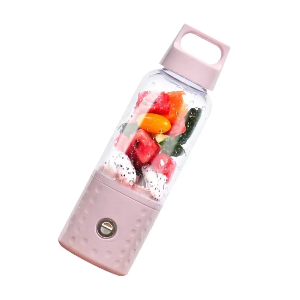 구매 1Pc 500ML 스무디 블렌더 휴대용 충전식 가정용 주 서기 컵 소형 블렌더 개인 블렌더 주 서기 블렌더