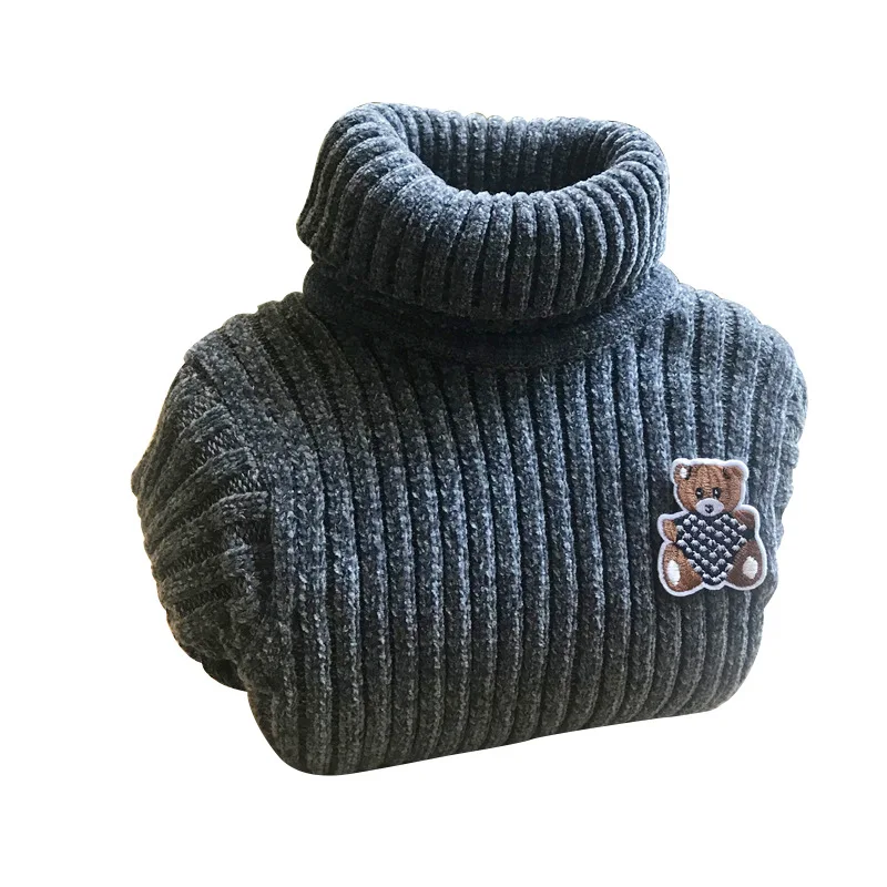 

Cotton Girl Sweater Baby Clothes 2019 New autumn Winter Cartoon Kids Sweaters Girls Coats Knitted Sweet Bow Children Clothing