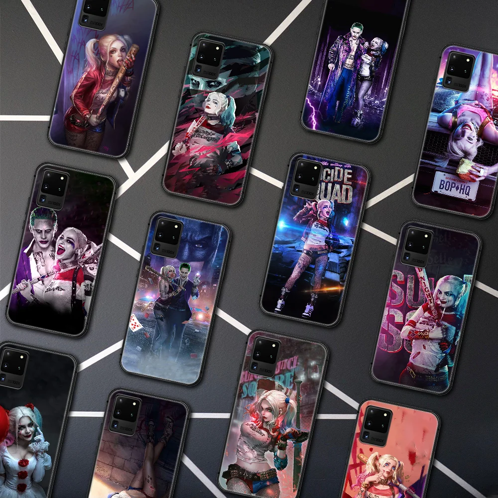 

Harleen Quinzel Joker Phone Case For Samsung Galaxy S 6 7 8 9 10 E 20 UITRA FE 21 Edge Note 8 9 10 Plus black Waterproof Luxury