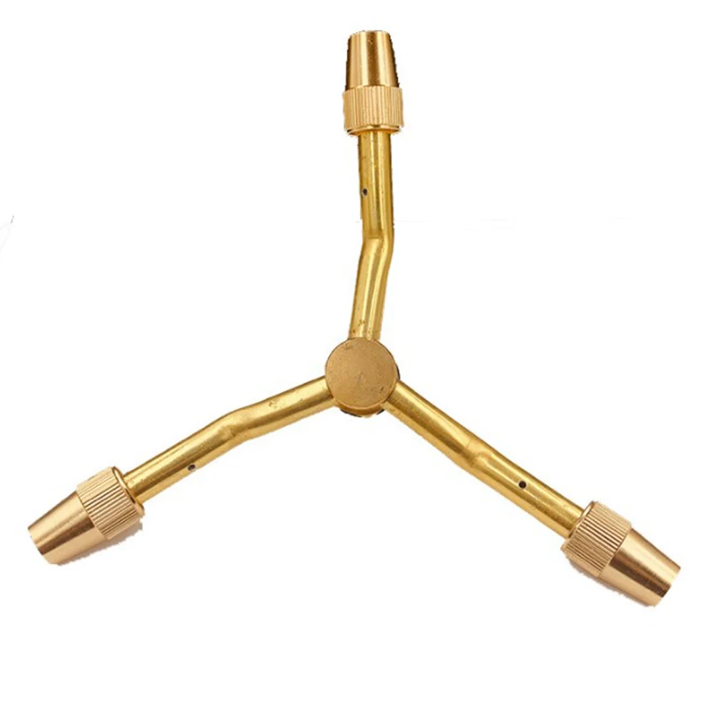 

Rotation Sprinkler Garden 1/2'' Three-arm Copper Irrigation Atomization Nozzle Micro-spray Cooling Automatic Lawn Misting Nozzle