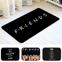 friends tv show funny quotes printed printed flannel floor mat bathroom decor carpet non slip for living room kitchen doormat