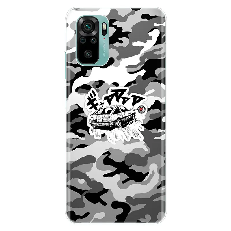 Японский JDM автомобильный AE86 силиконовый чехол для телефона Xiaomi Redmi Note 10 9 Pro Max 10S 9S