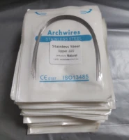 200 packs stainless steel round arch wire nature natural form dental orthodontics bows