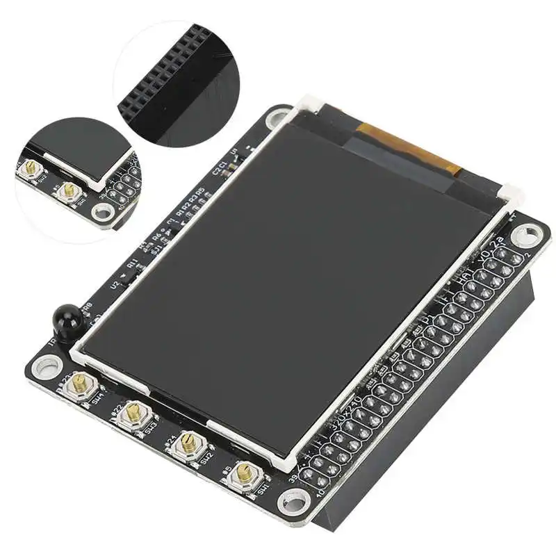 ЖК-сенсорный экран TFT мини-дисплей для Raspberry Pi 4B 3B 2B + A 2 4 дюйма 320x240 | Электроника