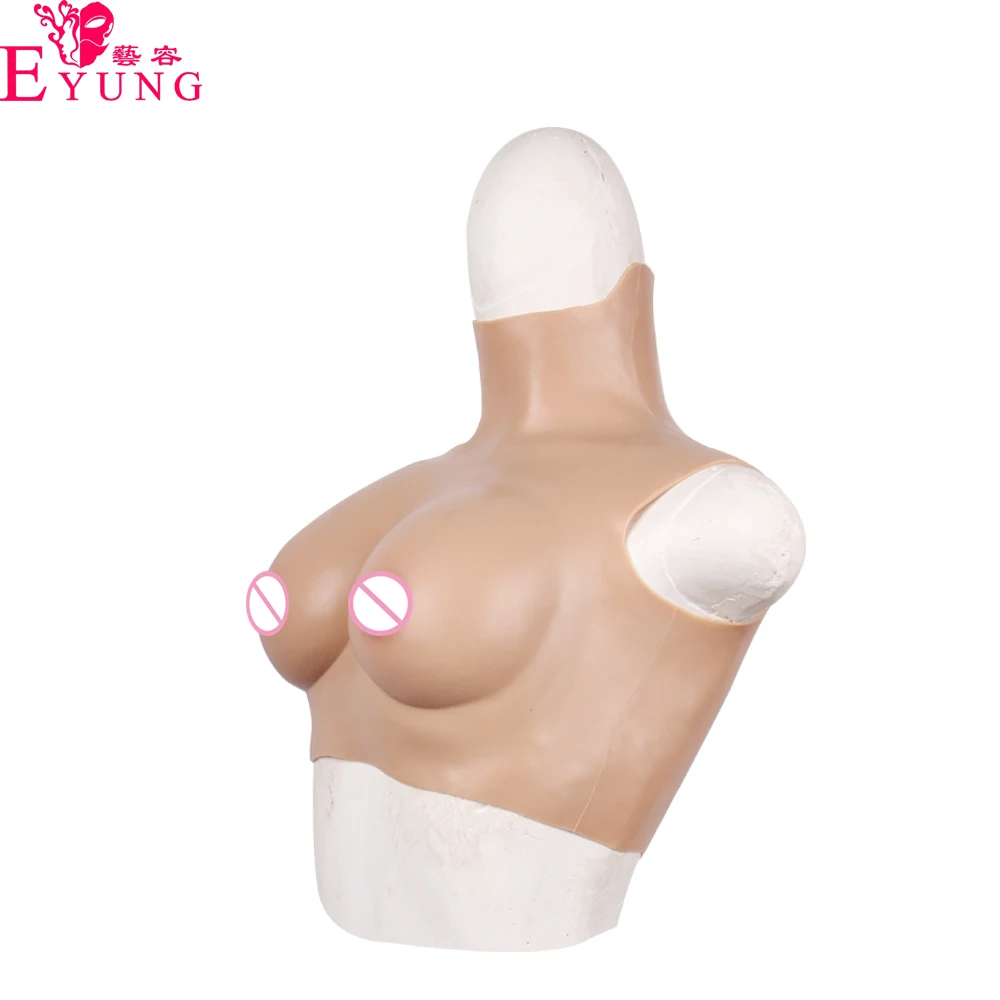 75D поколение падение грудь Дизайн Силиконовая реалистичной формы для Crossdressers