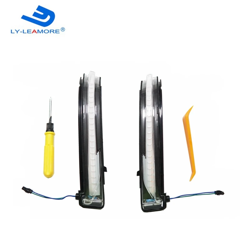 Новинка 100% автомобильное боковое зеркало зеркала поворотный односторонний свет