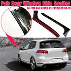 Пара автомобилей Canards сплиттер для VW Golf 6 MK6 GTIGTRGTD 2008-2013 авто Repacement окно боковой спойлер Canard глянцевый черный цвет