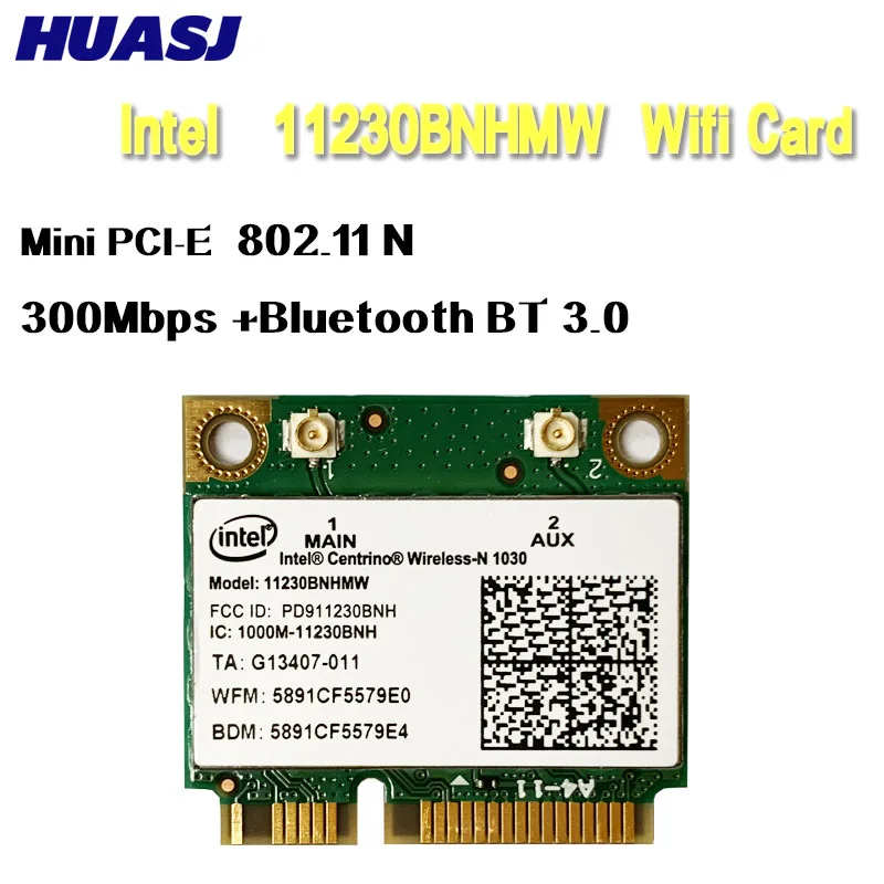 Intel Centrino Wireless N 1030 de 11230BNHMW WiFi 300M + Bluetooth BT 3 0 intel N1030|Сетевые карты| |