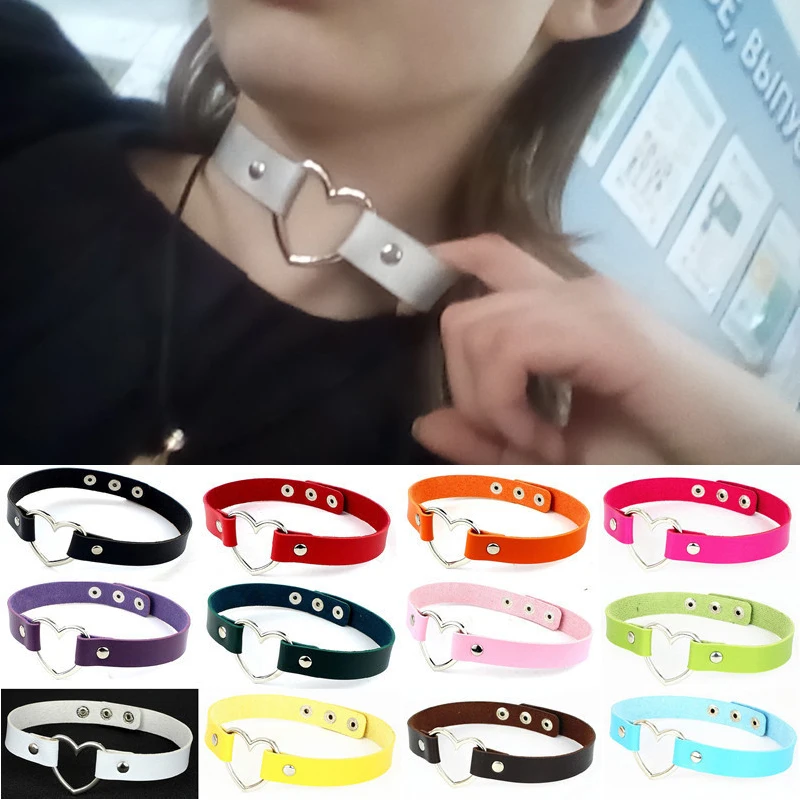 Женское колье с подвеской FENGLI черный готический чокер из искусственной кожи в