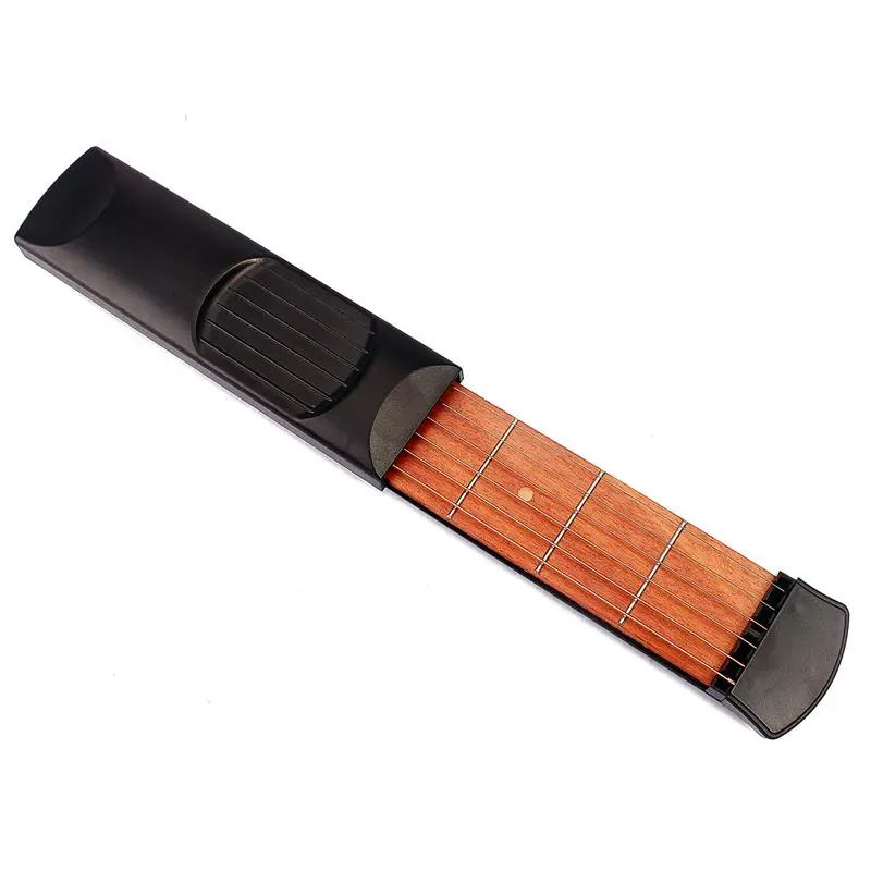 

4 Fret guitar Practice Strings Portable Pocket Guitar Tool Gadget C8L5