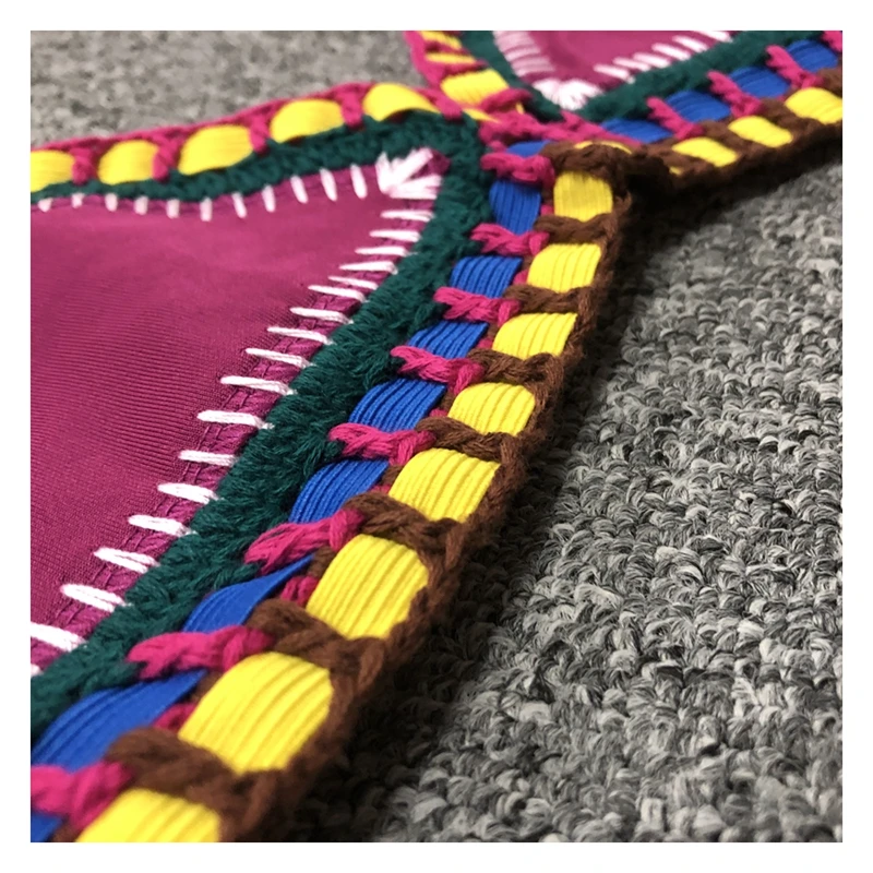 Женские сексуальные купальники с эластичным купальником ручной работы вязаные