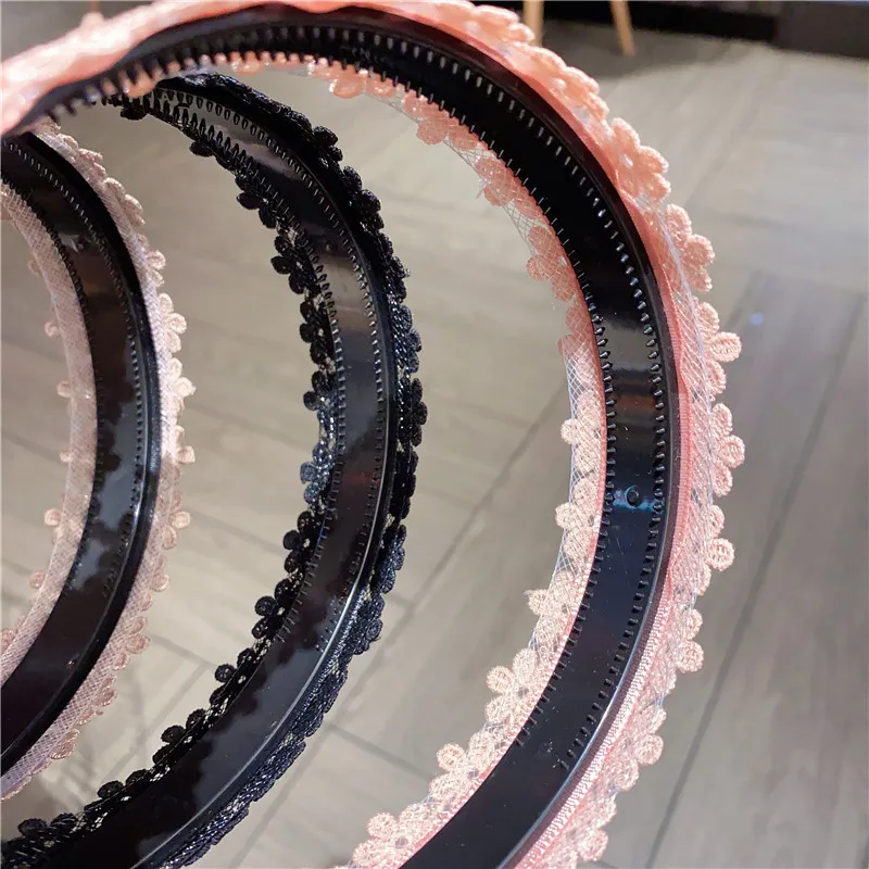 Обруч для волос женский Haimeikang кружевной весенне-летний новые головные уборы -