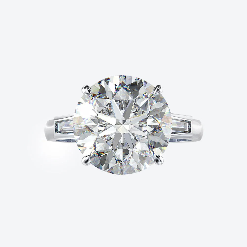 

CMajor 100% Solid S925 Sterling Silver Luxury Jewelry 5A Big Cubic Zirconia Engagement Brand Bridal Bijoux Ring for Women